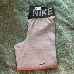 Nike pro grey heather leggings